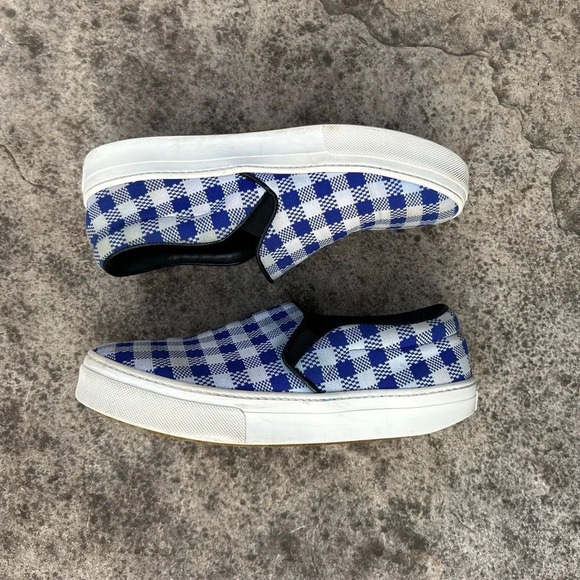 Celine Slip  On Checked Shoes, size 37 - Picture 8 of 14